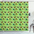 thumbnail image 1 of Ambesonne Ladybug Shower Curtain, Luck Bugs Girls, 69"Wx70"L, Multicolor, 1 of 3