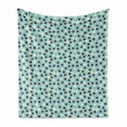 thumbnail image 1 of Ladybug Soft Flannel Fleece Throw Blanket, Daisy Blossom Spring Summer Revival Chamomile Kids Girls Baby Playroom Cartoon, Cozy Plush for Indoor and Outdoor Use, 50" x 60", Multicolor, by Ambesonne, 1 of 6