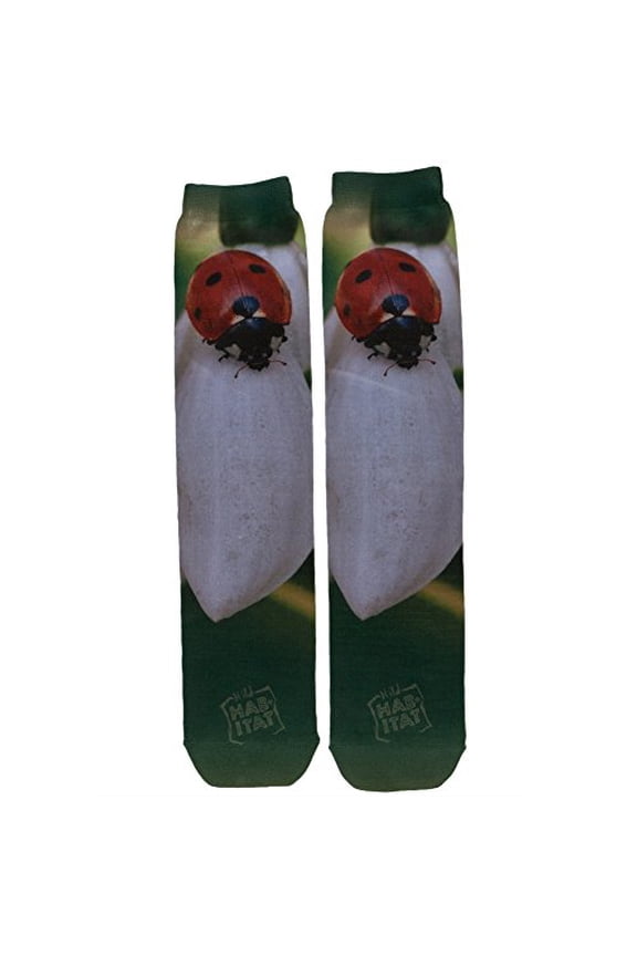 Ladybug Sublimated Socks - One Size