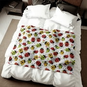 Ladybug Sweatshirt Blanket, throw blanket, soft blanket, custom blanket, home gifts, home decor, gifts