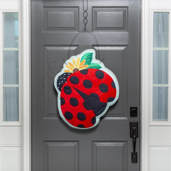 Ladybug Welcome Estate Door Dcor