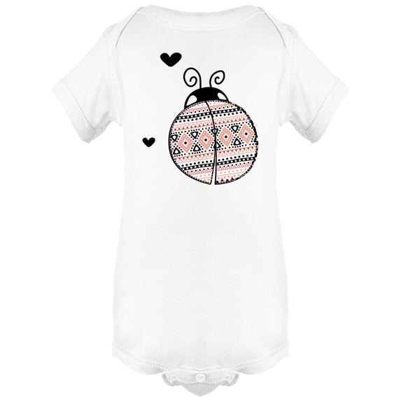 Ladybug With Flowers Bodysuit Infant -Image by Shutterstock, Newborn