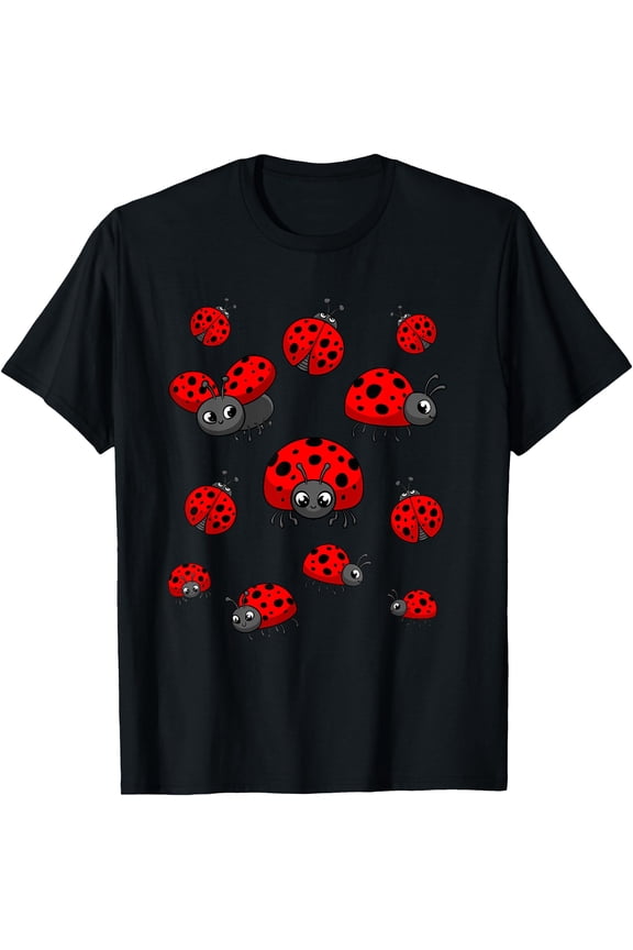 Ladybugs Art For Boy Girl Kid Toddler Insect Ladybug Lover T-Shirt