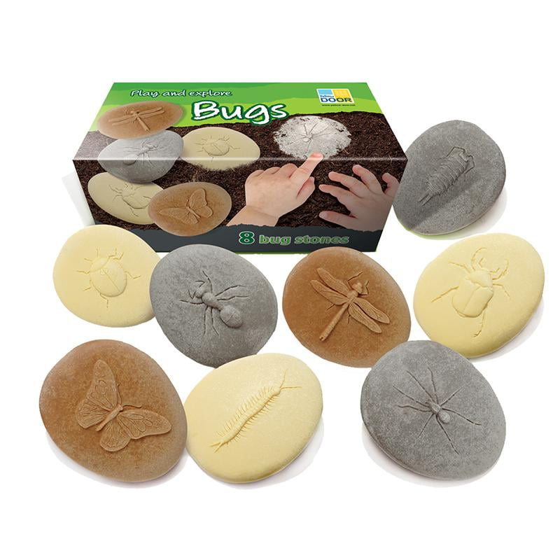 Outdoor Stone and Resin Bug Exploration Set for Kids