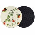 thumbnail image 1 of Ladybugs Eucalyptus Coasters Set of 2, Absorbent Coasters for Drinks, Spring Botanical Leaves Green Coaster for Desk Coffee Table Protection, Home Decor House Warming Gifts 4", 1 of 8