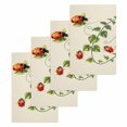 thumbnail image 1 of Ladybugs Eucalyptus Kitchen Dish Towels for Drying Dishes Set of 4, Spring Botanical Leaves Green Waffle Weave Microfiber Hand Tea Bathroom Towels Quick Dry & Absorbent Towel 15.7x23.6, 1 of 7