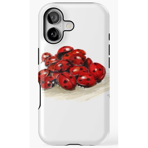 Ladybugs Insect Nature Pattern Phone Case for iPhone 11 12 13 14 15 16 17 Pro Max