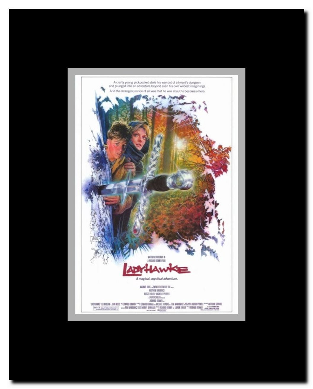 Ladyhawke Framed Movie Poster