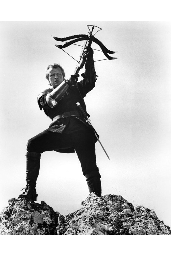 Ladyhawke Rutger Hauer Full Length Pose Holding Up Bow And Arrow 24x36 Classic Hollywood Poster