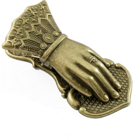 Ladys Hand Shaped Clips Metal Paper Clip Binder Clips Page - Vintage Gold Book Clip and Paper Clamp for Junk Journal, Document Storage, Coffee Bag Sealing and Reading Accessories