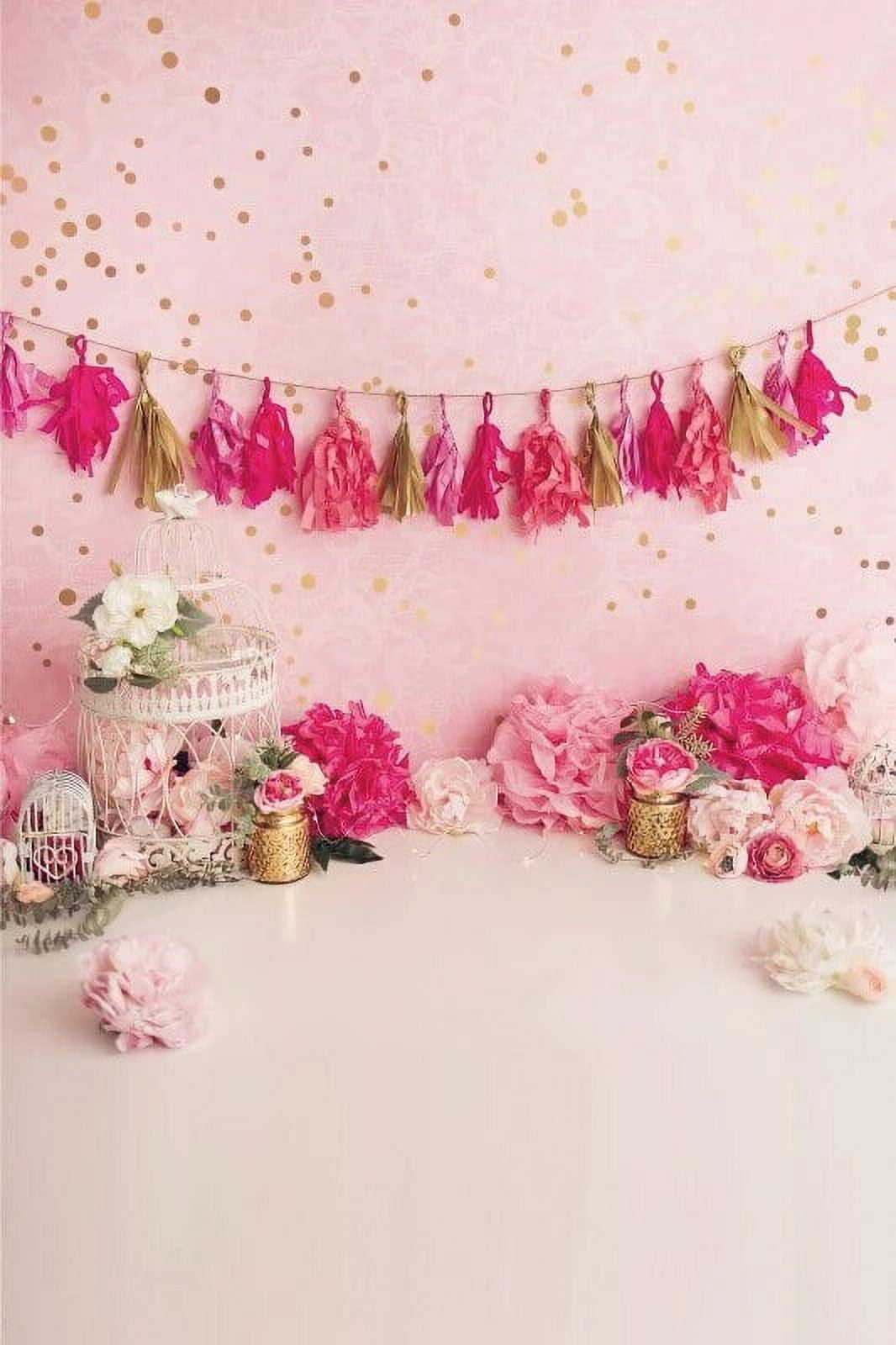 Laeacco Baby Shower Newborn Birthday Photography Backdrops Cotton