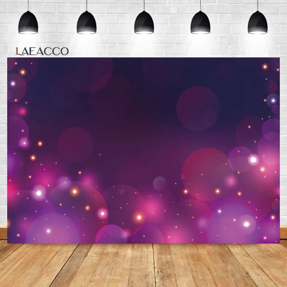 Laeacco Golden Light Bokeh Glitter Newborn Birthday Portrait Custom ...