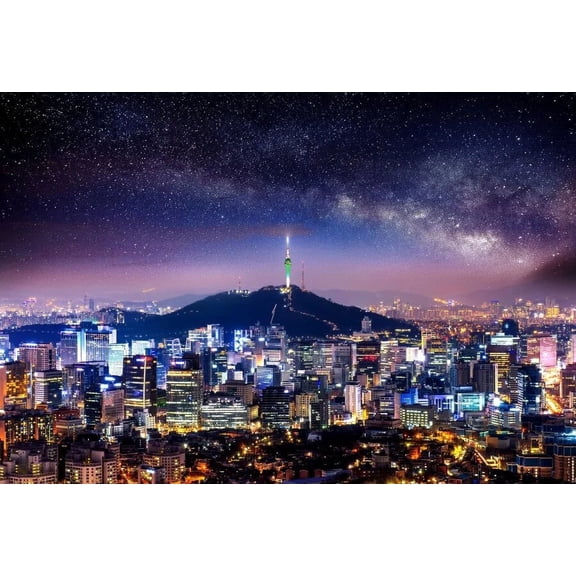 Laeacco Modern Night Lights City Wall Decor Photocall Photography Background Photographic Vinyl Backdrop For Photo Studio