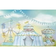 thumbnail image 1 of Laeacco Red Circus Tent Birthday Photography Backdrop Carnival Night Theme Party Decor Kids Portrait Customized Photo Background, 1 of 5
