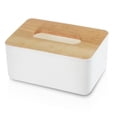 thumbnail image 1 of Laegsmetg Household simple wooden tissue box, living room desktop tissue storage box, 1 of 5