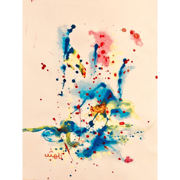 Laelia, Wall Art 36" x 24" Contemporary Painting