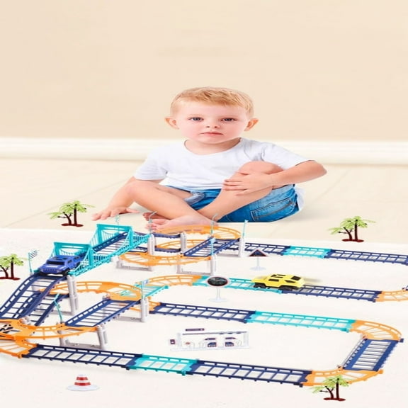 Laenfoky Toy Construction Sets,Roads 12-Piece Magnetic Construction Set, The ORIGINAL Magnetic Building Brand 3+