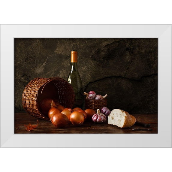 Laercio, Luiz 18x13 White Modern Wood Framed Museum Art Print Titled - Italia