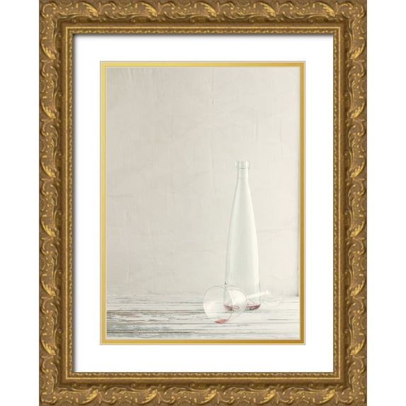 Laercio, Luiz 18x24 Gold Ornate Wood Framed with Double Matting Museum Art Print Titled - Fall