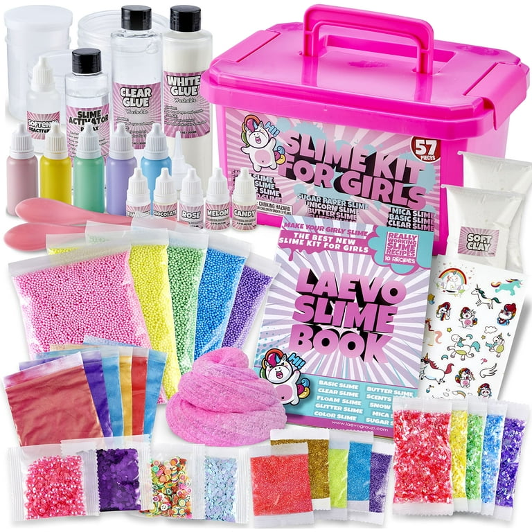 Make Your Own Unicorn SLIMYGLOOP®, D.I.Y. Slime Kit, Ages 6+, Pink Slime,  Colorful Slime 