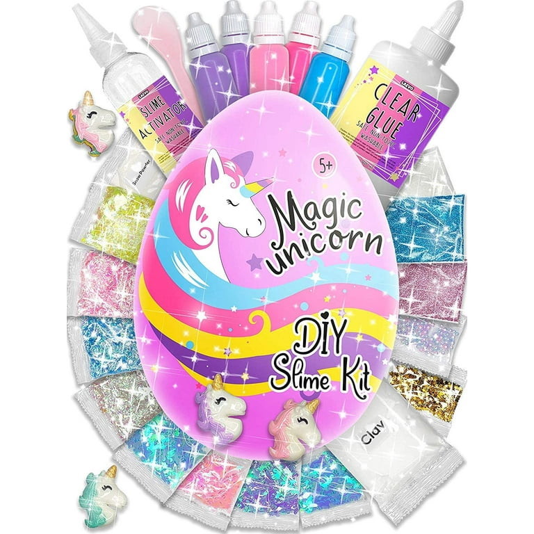 Original Stationery Unicorn Slime Kit, Slime Kit for Girls 10-12 to Make  Glow in The Dark Unicorn Slime for Kids, Amazing Christmas Crafts for Kids  : Toys & Games 
