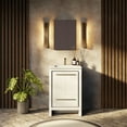 thumbnail image 1 of Lafarre 24 in W x 20 in D White Bath Vanity and Cultured Marble Top, 1 of 8