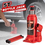 Lafati 5 Ton Hydraulic Bottle Jack,Heavy Duty Welded Car Jack, Manual , 7.7-15 High Capacity for Automotive Car Repair Shop Use