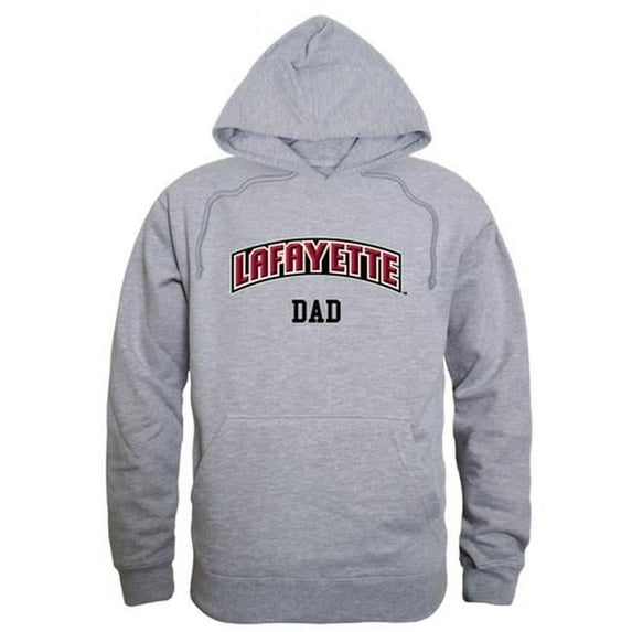 Lafayette College Mens Dad Hoodie, Heather Gray - 2XL