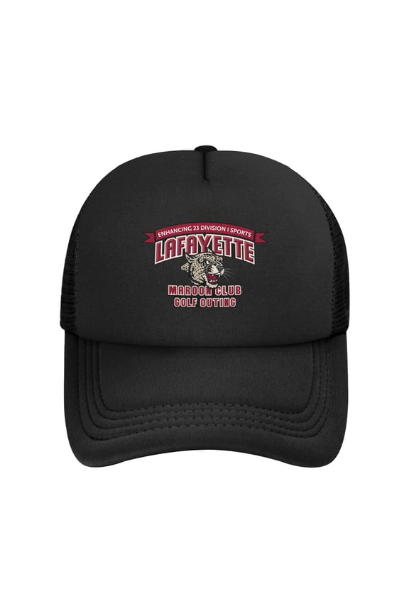 Lafayette College Solid Color Lightweight Adult Mesh Baseball Cap