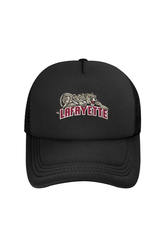Lafayette College Solid Color Lightweight Adult Mesh Baseball Cap
