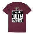 thumbnail image 1 of Lafayette College Straight Outta T-Shirt, Maroon & White - Medium, 1 of 1