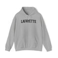 thumbnail image 1 of Lafayette Louisiana LA Indiana IN Moving Hoodie, Gifts, Hooded Sweatshirt, 1 of 4