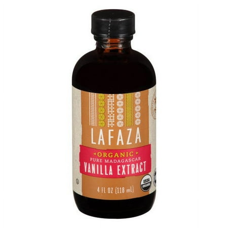 Lafaza Organic Pure Madagascar Vanilla Extract, 4 fl oz