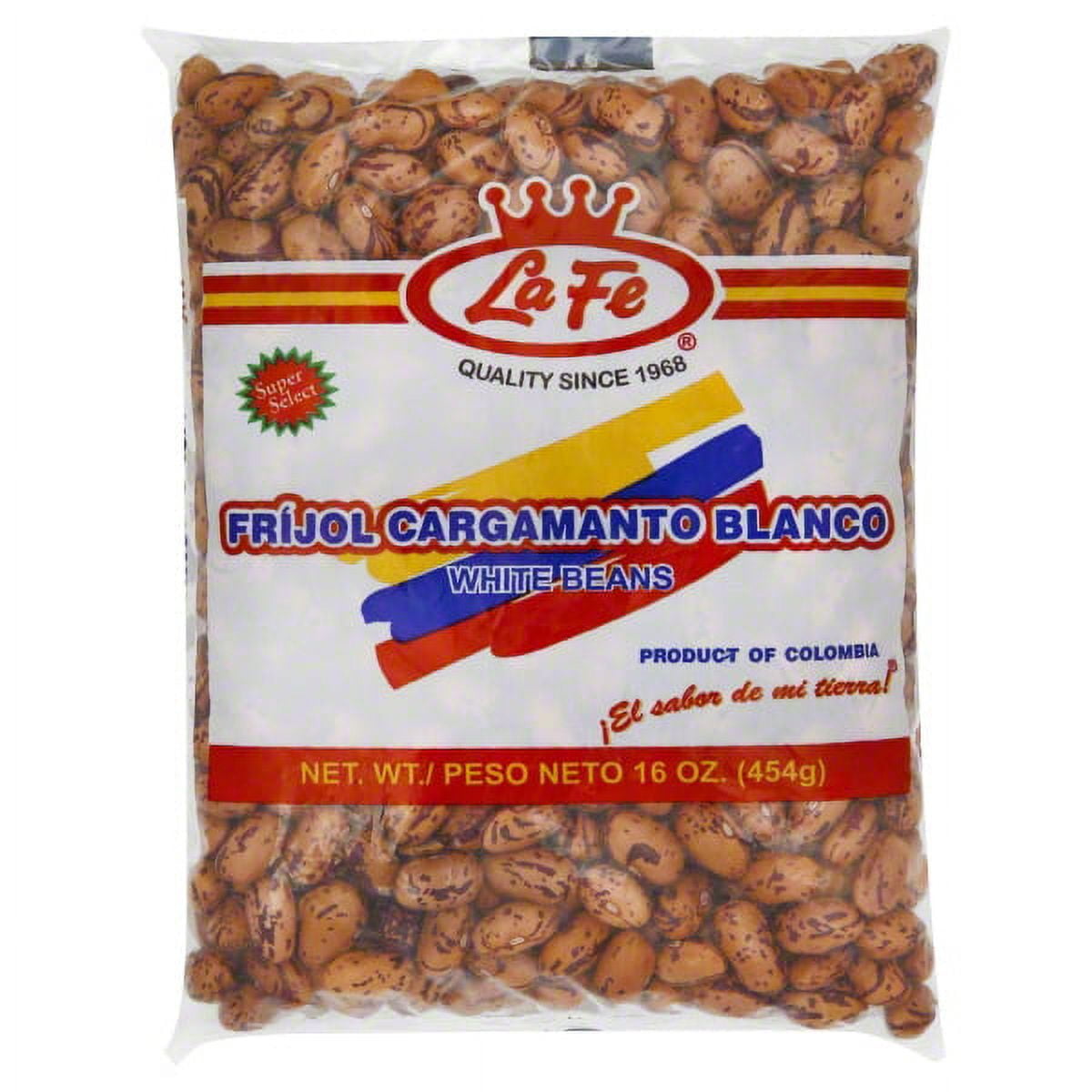 Lafe Frijol Cargamanto Blanco Gluten-Free White Kidney Beans 16 oz
