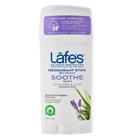 Lafe’s Natural BodyCare 24-HR Protection Deodorant Lavender Soothe, 2.25oz