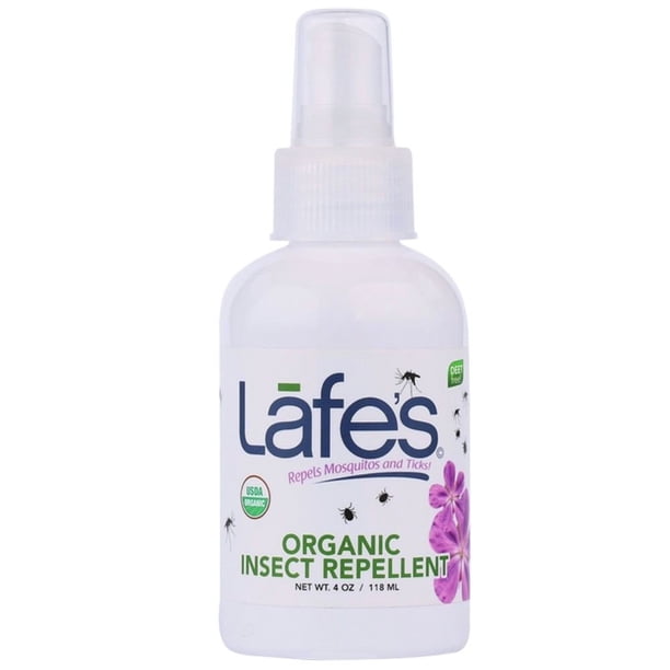 Lafe's Natural DEET-Free Insect Repellent Spray - 4oz All Natural, Alcohol-Free Bug Spray For Adults & Babies