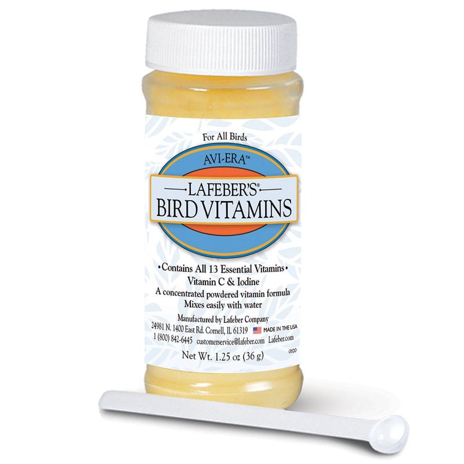 Lafeber Avi-Era Bird Vitamins for All Birds [Bird Supplements, Lafeber ...