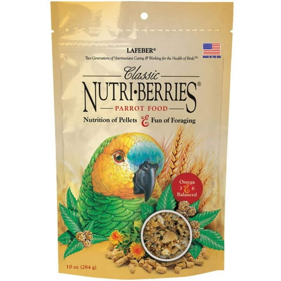 Lafeber Classic Nutri-Berries Parrot Food, 10 oz