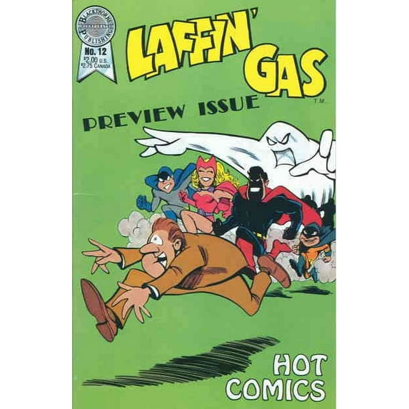 Laffin' Gas #12 VF ; Blackthorne Comic Book