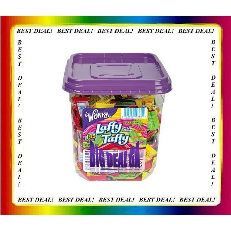 Laffy Taffy Candy - Assorted: 145-Piece Tub