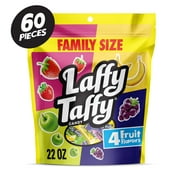 Laffy Taffy Assorted, Mini Bars, Chewy Candy in a Variety of Fruity Flavors, 22 oz