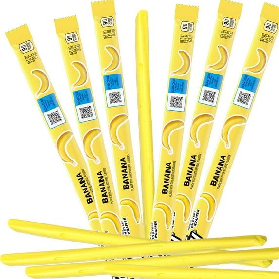 Laffy Taffy Banana Rope Candy, 24 Pack, Taffy Candy, Individually Wrapped Candy, 0.81 Ounce Ropes