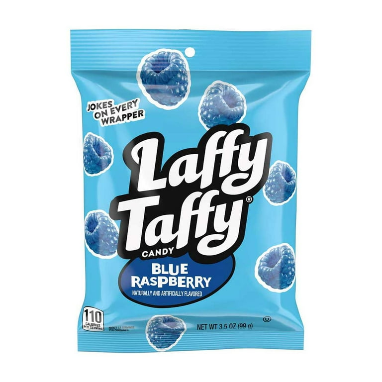 Laffy Taffy Blue Raspberry Mini Bars, 3.5 oz - Walmart.com