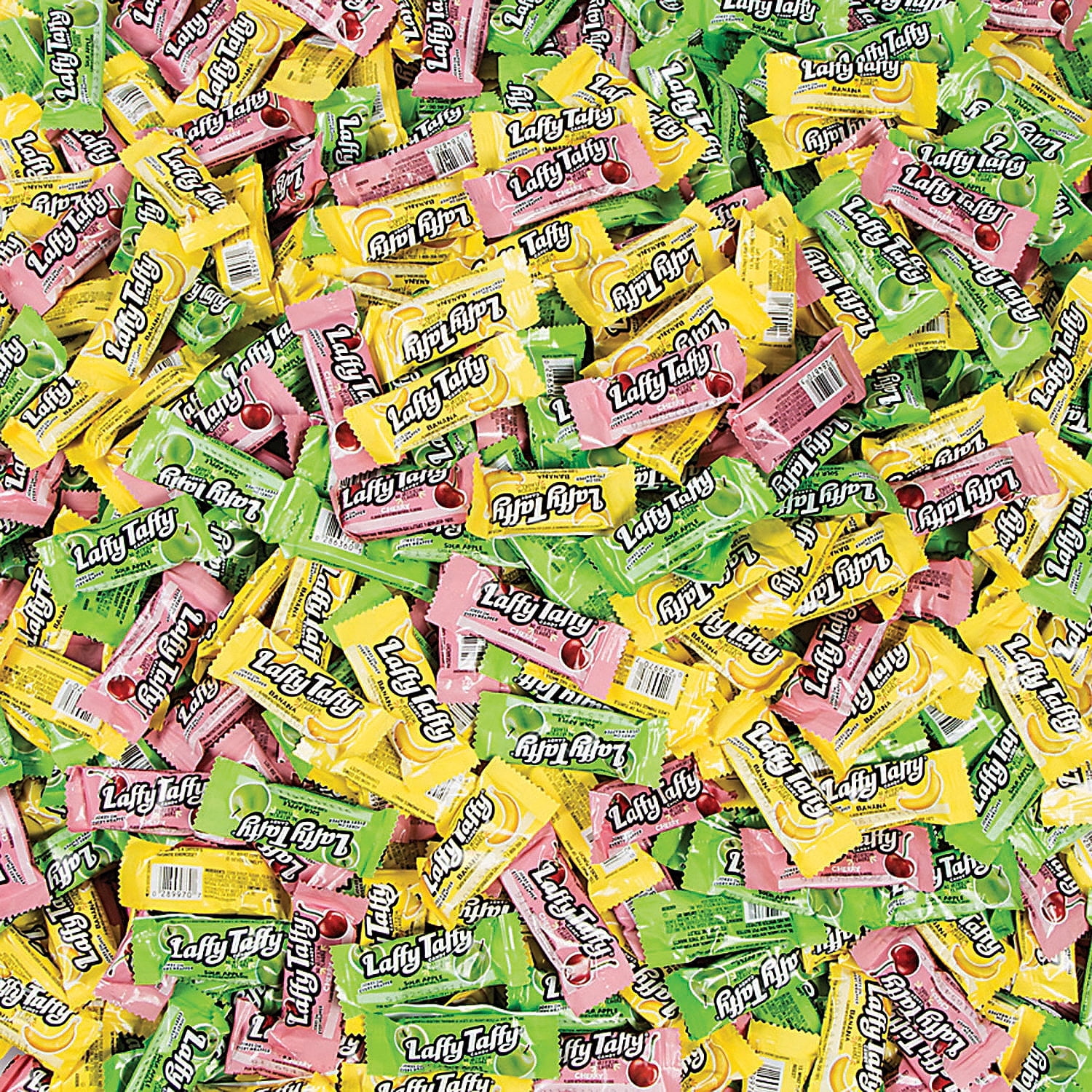 Fun Express Laffy Taffy Chewy Candy Bulk Assorted Flavors Party Kosher 1463 Pieces 28.8 lbs