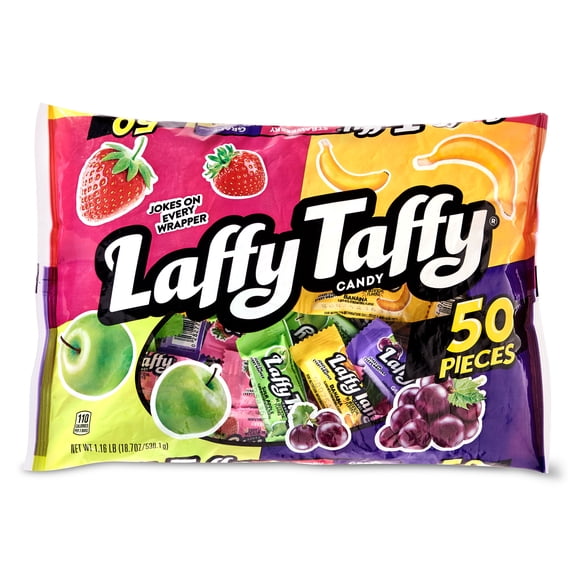 Laffy Taffy Candy, Assorted Flavor, 18.7 Oz (Pack of 6)