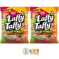 Laffy Taffy Fruit Combos 2 in 1 Flavors Individually Wrapped Candy, 6