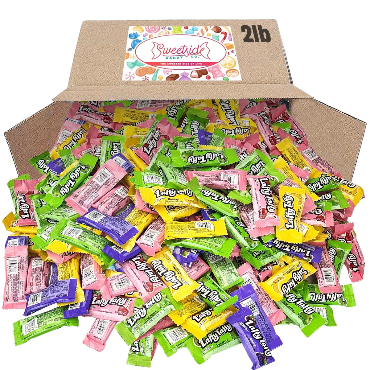 Laffy Taffy - Laffy Taffy Candy - Banana, Grape, Sour Apple, Flavors ...