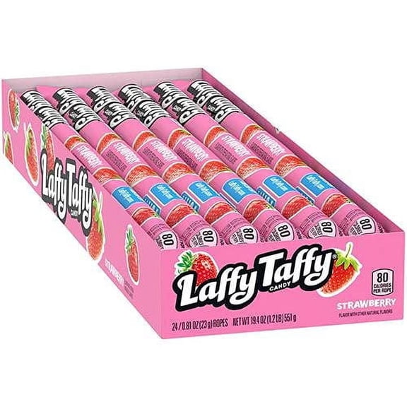 Laffy Taffy Rope - Case of 24 (Strawberry)