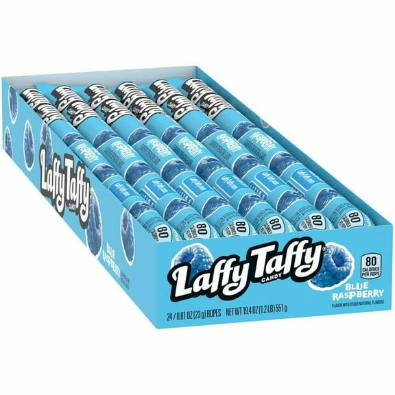Laffy Taffy Ropes Blue Raspberry Flavor 24 Count Package FREE SHIPPING