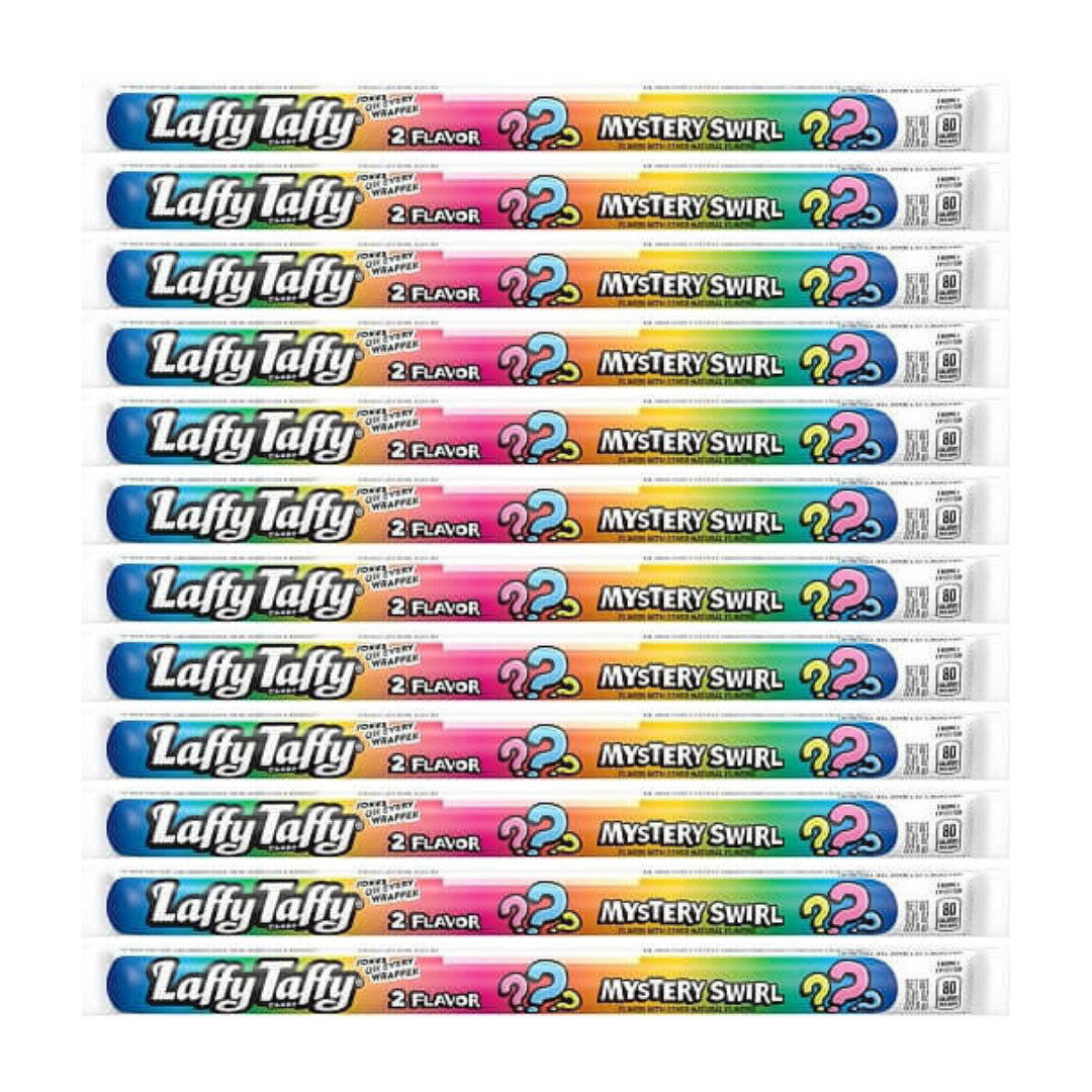 Laffy Taffy Ropes Mystery Swirl 12-Pack – Soft, Chewy, and Delicious ...